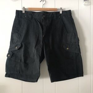 Mens Carhartt Relaxed fit cargo shorts -Navy Blue -Size 36